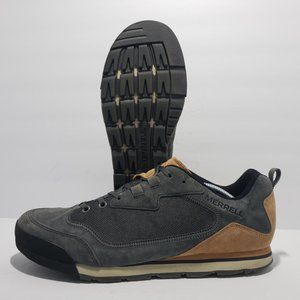 Merrell Men's Size 12 Burnt Rock Travel Gray Tan Suede Hiking Shoes J95237